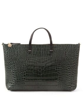 Clare V Loden Croco Ataché